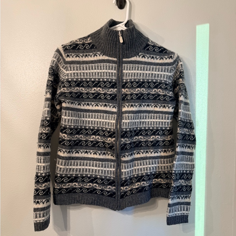 Northcrest Kids Wool Zip Up Sweater